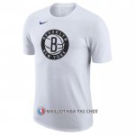 Maillot Manche Courte Brooklyn Nets Ville Edition Blanc