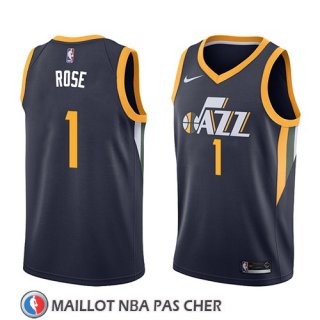 Maillot Utah Jazz Derrick Rose No 1 Icon 2018 Bleu