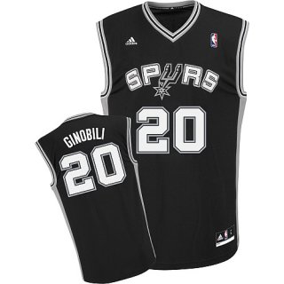Maillot Noir Ginobili San Antonio Spurs Revolution 30
