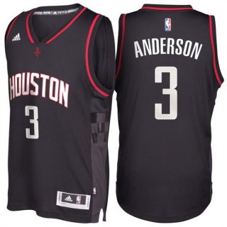 Maillot Alternate Black Space City Rockets Anderson 3 Noir