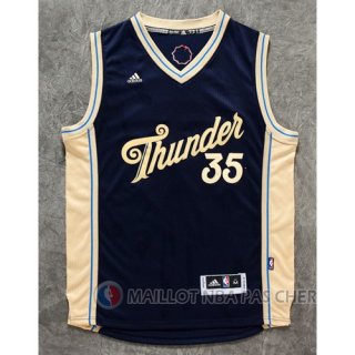 Maillot Oklahoma City Thunder Durant Noel #35 Noir