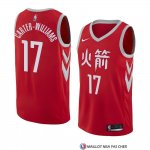 Maillot Houston Rockets Michael Carter Williams Ville 2017-18 Rouge