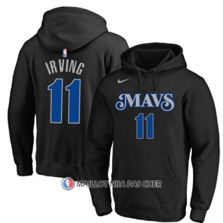 Veste a Capuche Dallas Mavericks Kyrie Irving Ville 2023-24 Noir