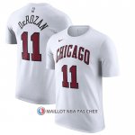 Maillot Manche Courte Chicago Bulls Demar Derozan Ville 2022-23 Blanc