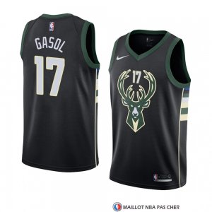Maillot Milwaukee Bucks Pau Gasol Statement 2018 Noir
