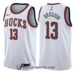 Maillot Milwaukee Bucks Malcolm Brogdon Return To Mecca Classic 13 2017-18 Blanc