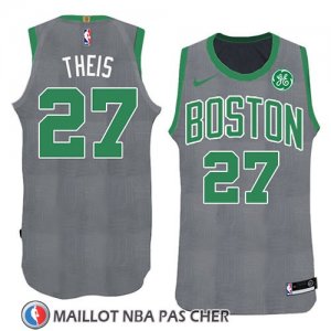 Maillot Noel 2018 Boston Celtics Daniel Theis No 27 Vert