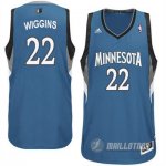 Maillot Bleue Wiggins Minnesota Timberwolves Revolution 30