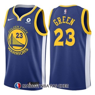 Maillot Golden State Warriors Draymond Green 23 2017-18 Bleu