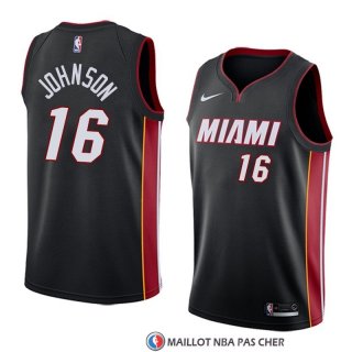 Maillot Miami Heat James Johnson Icon 2018 Noir
