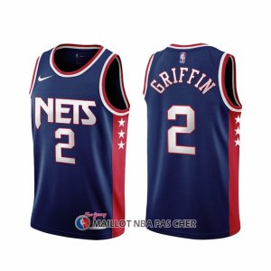 Maillot Brooklyn Nets Blake Griffin NO 2 Ville 2021-22 Bleu