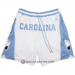 Short NCAA North Carolina Tar Heels Blanc