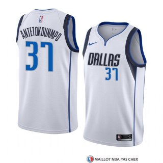 Maillot Dallas Mavericks Kostas Antetokounmpo Association 2018-19 Blanc