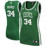 Maillot Femme de Pierce Boston Celtics #34 Vert