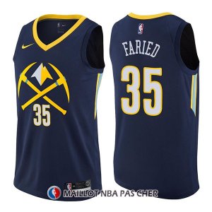 Maillot Denver Nuggets Kenneth Faried Ciudad 35 2017-18 Bleu