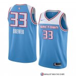 Maillot Sacramento Kings Corey Brewer Ville 2018-19 Bleu