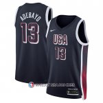 Maillot USA 2024 Bam Adebayo NO 13 Bleu