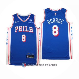 Maillot Philadelphia 76ers Paul George NO 8 Icon 2024-25 Bleu