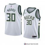 Maillot Milwaukee Bucks Jaylen Morris Association 2018 Blanc