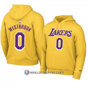 Veste a Capuche Los Angeles Lakers Russell Westbrook Jaune