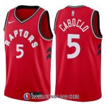 Maillot Tornto Raptors Bruno Caboclo Icon 5 2017-18 Rouge