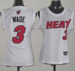 Maillot Femme de Wade Miami Heat #3 Blanc