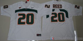 Maillot NCAA Ed Reed Blanc