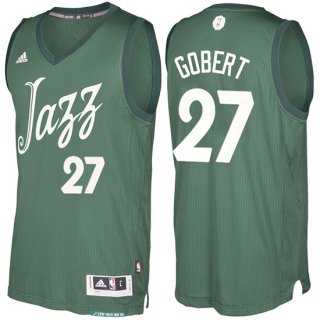 Maillot Navidad 2016 Rudy Gobert Jazz 27 Vert
