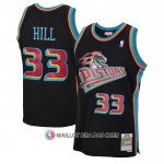 Maillot Detroit Pistons Grant Hill Mitchell & Ness 1998-99 Noir