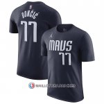 Maillot Manche Courte Dallas Mavericks Luka Doncic Statement 2022-23 Noir