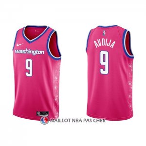 Maillot Washington Wizards Deni Avdija NO 9 Ville 2022-23 Rosa