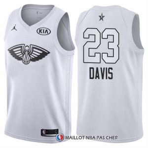 Maillot All Star 2018 New Orleans Pelicans Anthony Davis 23 Blanc