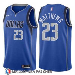 Maillot Dallas Mavericks Wesley Matthews Icon 2018 Bleu