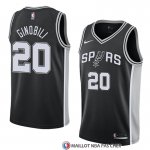 Maillot San Antonio Spurs Manu Ginobili 20 Icon 2017-18 Noir