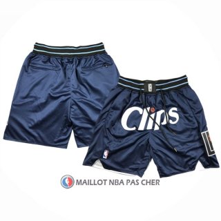 Short Los Angeles Clippers Ville Just Don 2023-24 Bleu