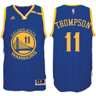 Maillot Authentique Warriors Thompson 11 Bleu
