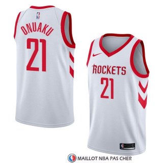 Maillot Houston Rockets Chinenu Onuaku Association 2018 Blanc