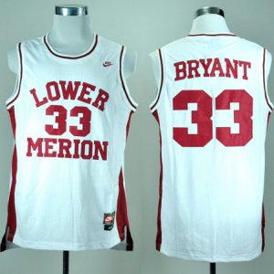 Maillot Bryant Lower Merion Ecole Secondaire #33 Blanc