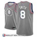 Maillot Philadelphia 76ers Zhaire Smith No 8 Ciudad 2018-19 Gris