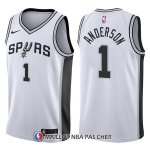 Maillot San Antonio Spurs Kyle Anderson Association 1 2017-18 Blanc