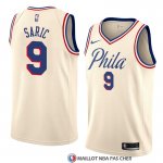 Maillot Philadelphia 76ers Dario Saric Ville 2018 Crema