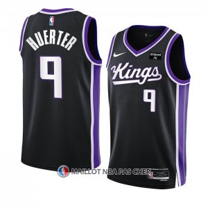 Maillot Sacramento Kings Kevin Huerter NO 9 Icon 2023-24 Noir