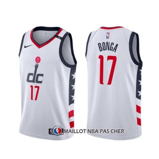 Maillot Washington Wizards Isaac Bonga Ville Blanc
