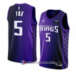 Maillot Sacramento Kings De??aaron Fox NO 5 Statement 2023-24 Volet