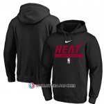 Veste a Capuche Miami Heat Practice Performance 2022-23 Noir