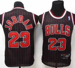 Maillot retro Enfant de Jordan Chicago Bulls #23 Noir