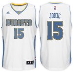 Maillot Nuggets Jokic 15 Blanc