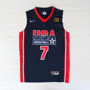 Maillot de Bird USA NBA 1992 Bleu