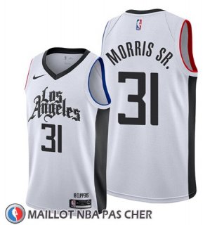 Maillot Los Angeles Clippers Marcus Morris Sr. Classic 2019-20 Blanc