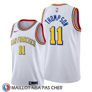 Maillot Golden State Warriors Klay Thompson Classic Edition Blanc